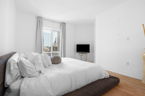 Chambre à coucher principale - 1401A-2000 Rue Drummond, Montréal (Ville-Marie), QC - Indoor Photo Showing Bedroom