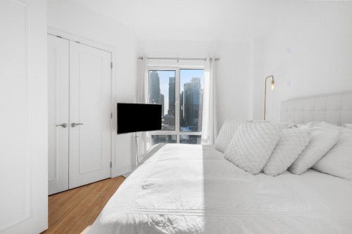 Chambre à coucher - 1401A-2000 Rue Drummond, Montréal (Ville-Marie), QC - Indoor Photo Showing Bedroom