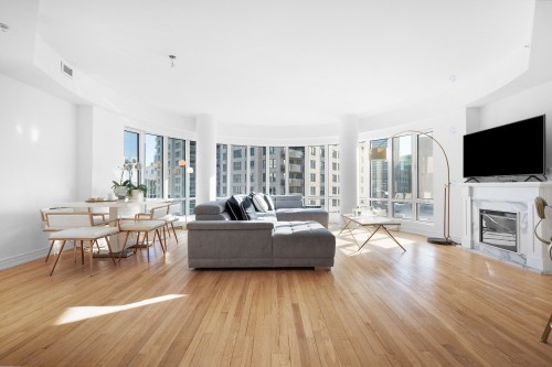 Salon - 1401A-2000 Rue Drummond, Montréal (Ville-Marie), QC - Indoor Photo Showing Living Room