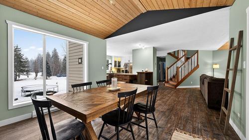 141 Wadlegger Road, Clearwater, BC - Indoor Photo Showing Dining Room