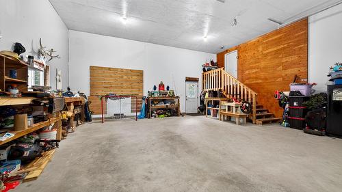 141 Wadlegger Road, Clearwater, BC - Indoor Photo Showing Garage