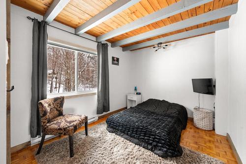 Chambre à coucher principale - 2028 Rue De Chandolin, Val-David, QC - Indoor Photo Showing Bedroom