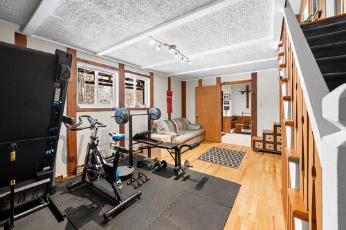 Salle familiale - 2028 Rue De Chandolin, Val-David, QC - Indoor Photo Showing Gym Room