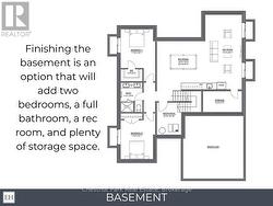 Potential to finish basement - 