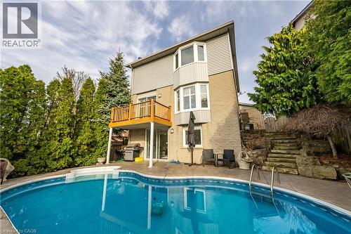 680 Rexford Drive, Hamilton, ON - Outdoor With In Ground Pool With Balcony