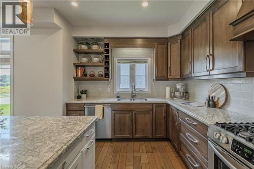 2 Sedge Avenue, Simcoe, ON - Indoor Photo Showing Kitchen With Double Sink