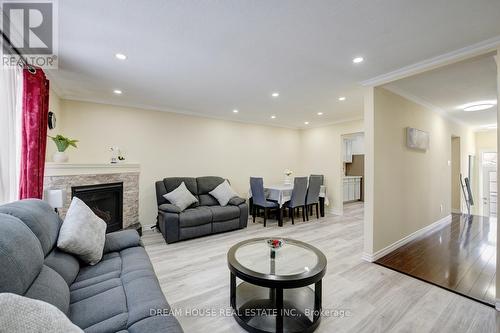 2 - 1655 Geta Circle, Pickering, ON - Indoor Photo Showing Living Room With Fireplace