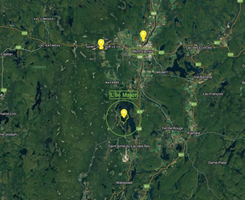 Vue d'ensemble - Ch. Tour-Du-Lac-Des-Îles, Mont-Laurier, QC 