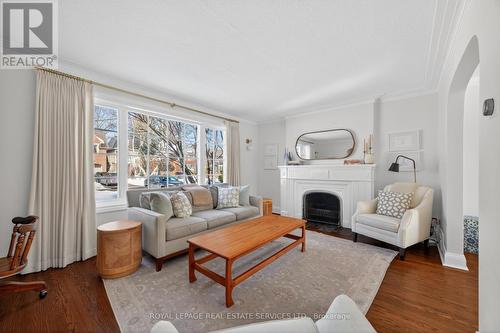 9 Ashton Manor, Toronto, ON - Indoor Photo Showing Living Room With Fireplace
