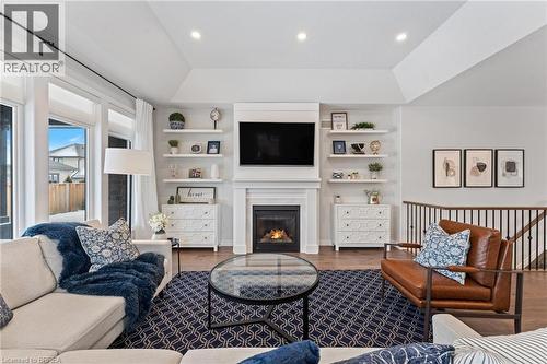 2 Masters Lane, Paris, ON - Indoor Photo Showing Living Room With Fireplace