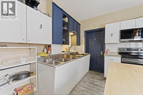 3060 Sandwich, Windsor, ON - Indoor Photo Showing Kitchen With Double Sink