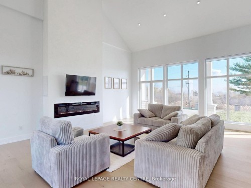 521 Old York Road, Burlington, ON - Indoor Photo Showing Living Room With Fireplace
