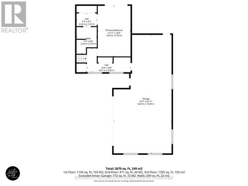 Floor plan - In-between level - 1420 Tiny Beaches Road N, Tiny, ON - Other