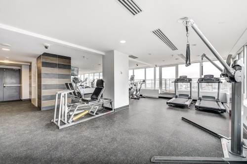 Salle d'exercice - 507-370 Rue St-André, Montréal (Ville-Marie), QC - Indoor Photo Showing Gym Room