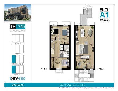 Drawing (sketch) - A1-1740 Rue De Roberval, Montréal (Le Sud-Ouest), QC - Other
