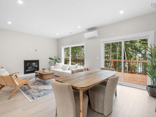 85 Simona Drive, Dartmouth, NS - Indoor Photo Showing Living Room With Fireplace