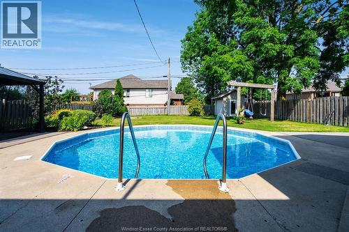 111 Danforth, Leamington, ON - Outdoor With In Ground Pool With Backyard