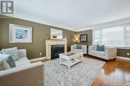 164 Jackson Avenue, Kitchener, ON - Indoor Photo Showing Living Room With Fireplace