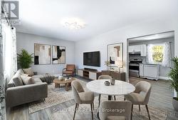 Living Rm/Dining Rm Virtually Staged Alternate - 