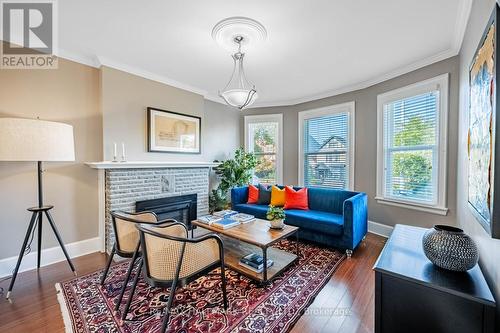 407 Aberdeen Avenue, Hamilton, ON - Indoor Photo Showing Living Room With Fireplace