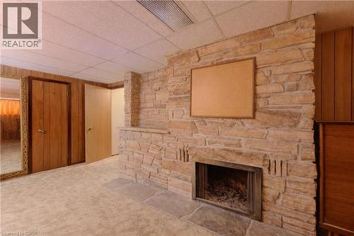 AI edited photo - 26 Deerpark Crescent, Kitchener, ON - Indoor With Fireplace