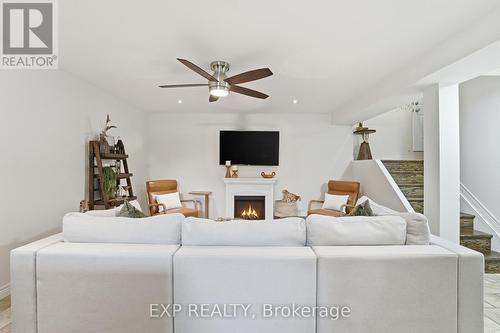 1 - 19 Bartlett Avenue, Grimsby, ON - Indoor With Fireplace