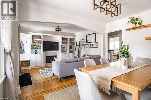 100 Graham Avenue S, Hamilton, ON - Indoor Photo Showing Other Room With Fireplace