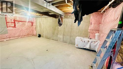 96 Eliza Avenue, Kitchener, ON - Indoor Photo Showing Basement