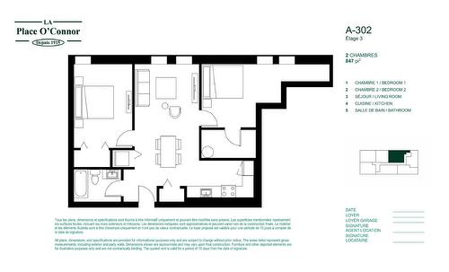 Drawing (sketch) - 302-64 Rue Châteauguay, Huntingdon, QC - Other