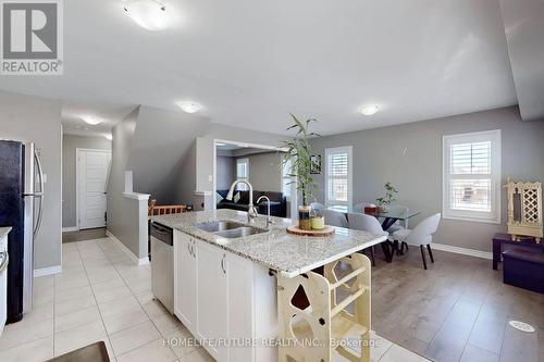 239 Netherby Lane, Kitchener, ON - Indoor Photo Showing Kitchen With Double Sink With Upgraded Kitchen
