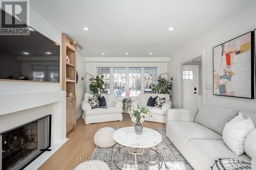 275 Camborne Crescent, Burlington, ON - Indoor Photo Showing Living Room With Fireplace