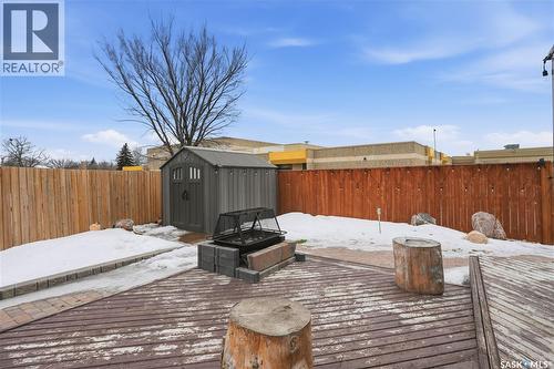 83 Carter Crescent, Regina, SK - Outdoor With Deck Patio Veranda