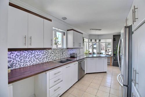 Cuisine - 955 Rue Charest, Val-D'Or, QC - Indoor Photo Showing Kitchen With Double Sink