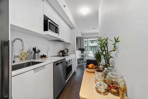 Kitchen - 1108-101 Rue Peel, Montréal (Le Sud-Ouest), QC - Indoor Photo Showing Kitchen With Upgraded Kitchen