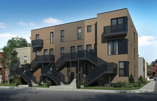 Drawing (sketch) - C2-1740 Rue De Roberval, Montréal (Le Sud-Ouest), QC - Outdoor With Facade