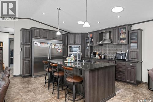 320 B Avenue, Shellbrook Rm No. 493, SK - Indoor Photo Showing Kitchen With Stainless Steel Kitchen With Double Sink With Upgraded Kitchen