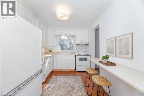 Virtually Staged - 21 Horning Drive, Hamilton, ON - Indoor Photo Showing Kitchen