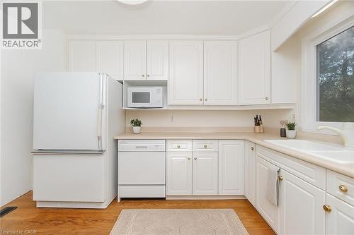 21 Horning Drive, Hamilton, ON - Indoor Photo Showing Kitchen With Double Sink