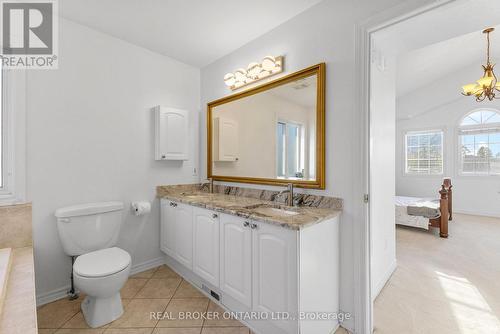 Vanity w/ new granite countertop and dual sinks - 2014 Jasper Avenue, Ottawa, ON - Indoor Photo Showing Bathroom
