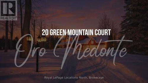 20 GREEN MOUNTAIN COURT  Oro-Medonte, ON L0L 2L0