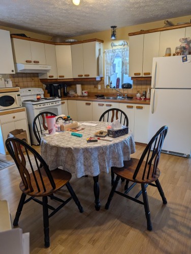 Salle à manger - 2005  - 2009 1E Avenue, Saint-Georges, QC - Indoor Photo Showing Kitchen With Double Sink