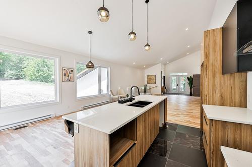 Cuisine - 750 5E Rang, Sainte-Julienne, QC - Indoor Photo Showing Kitchen With Double Sink