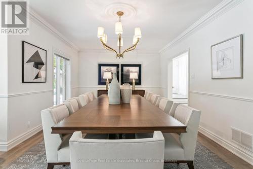 19 Lorraine Gardens, Toronto, ON - Indoor Photo Showing Dining Room