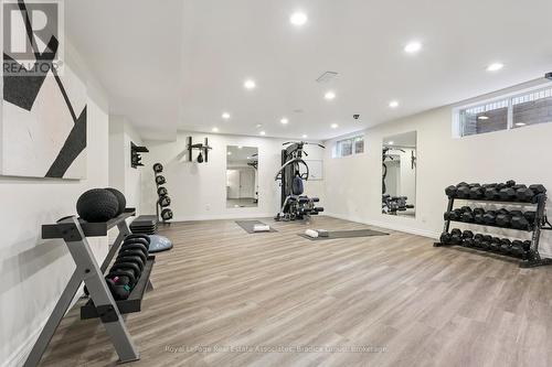 19 Lorraine Gardens, Toronto, ON - Indoor Photo Showing Gym Room
