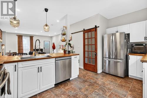 792 Cannon Street E, Hamilton, ON - Indoor Photo Showing Kitchen With Double Sink