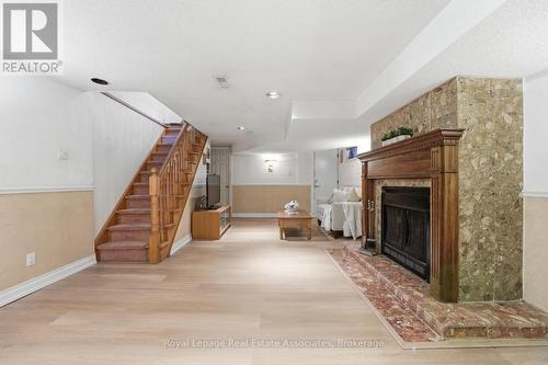 439 Salem Avenue N, Toronto, ON - Indoor Photo Showing Other Room With Fireplace