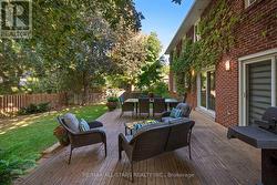 Oversized back deck w premium backyard. - 