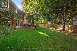 Oversized back deck w premium backyard. - 