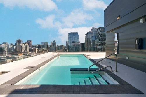 Piscine - 2306-1160 Rue Mackay, Montréal (Ville-Marie), QC - Outdoor With In Ground Pool