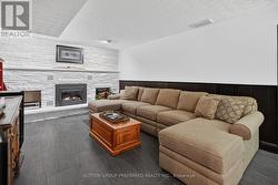 Lower Rec Room with Gas Fireplace - 